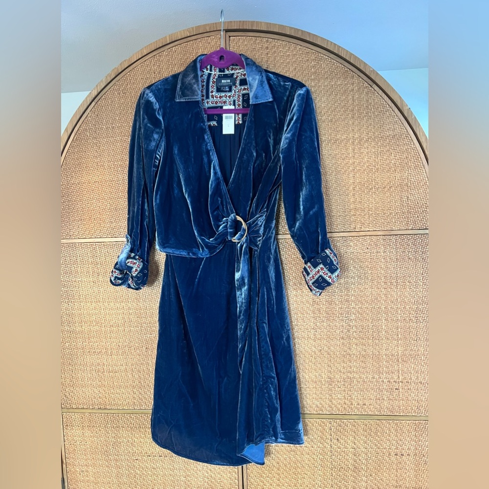 Maeve by Anthropologie velour dress